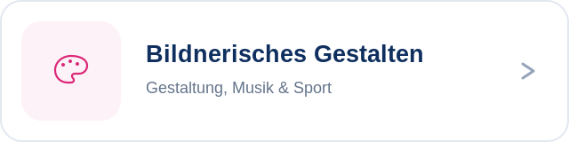 Bildnerisches Gestalten Fachlabel