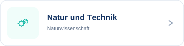 Natur und Technik Fachlabel