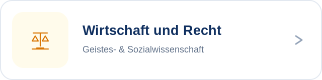 Wirtschaft und Recht Fachlabel